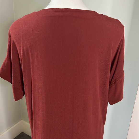 Madewell Novel V-Neck Short Viscose dress size large - Picture 6 of 8